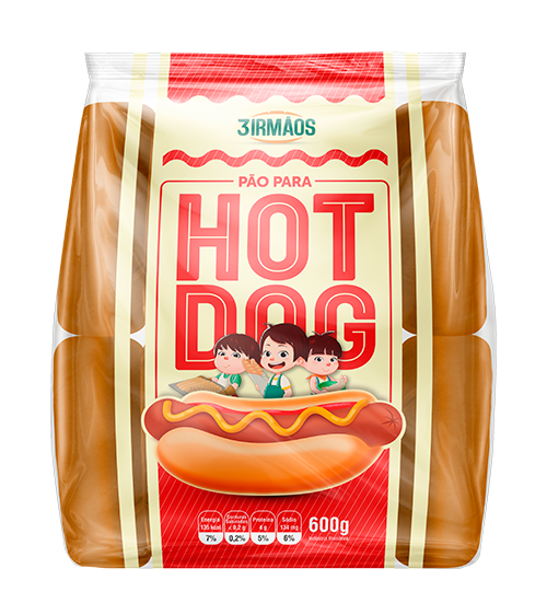 Pão Hotdog 600g
